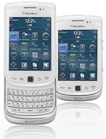 BlackBerry Torch 9800 White Slider AT&T Unlocked Quad Band GSM Cell Phone